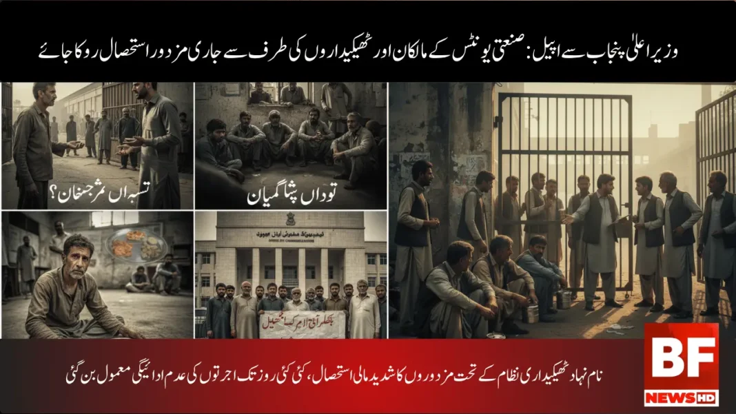 نام نہاد ٹھیکیداری نظام کے تحت مزدوروں کا شدید مالی استحصال، کئی کئی روز تک اجرتوں کی عدم ادائیگی معمول بن گئی