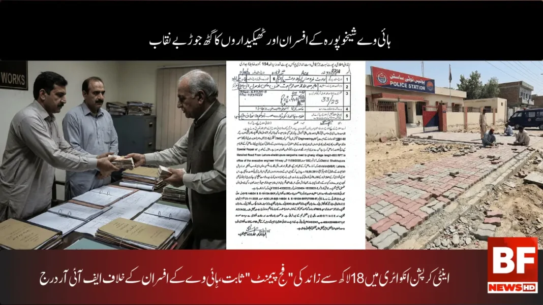 اینٹی کرپشن انکوائری میں 18 لاکھ سے زائد کی 